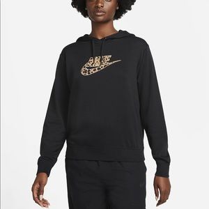Black Nike hoodie with Cheetah Logo